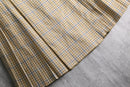 90's Burberry's linen blend wrap skirt