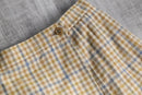 90's Burberry's linen blend wrap skirt