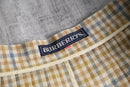 90's Burberry's linen blend wrap skirt