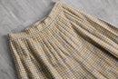 90's Burberry's linen blend wrap skirt