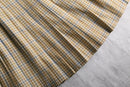 90's Burberry's linen blend wrap skirt