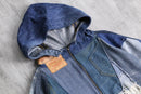 remake patch working denim anorak hoodie — replay limited