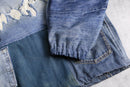 remake patch working denim anorak hoodie — replay limited
