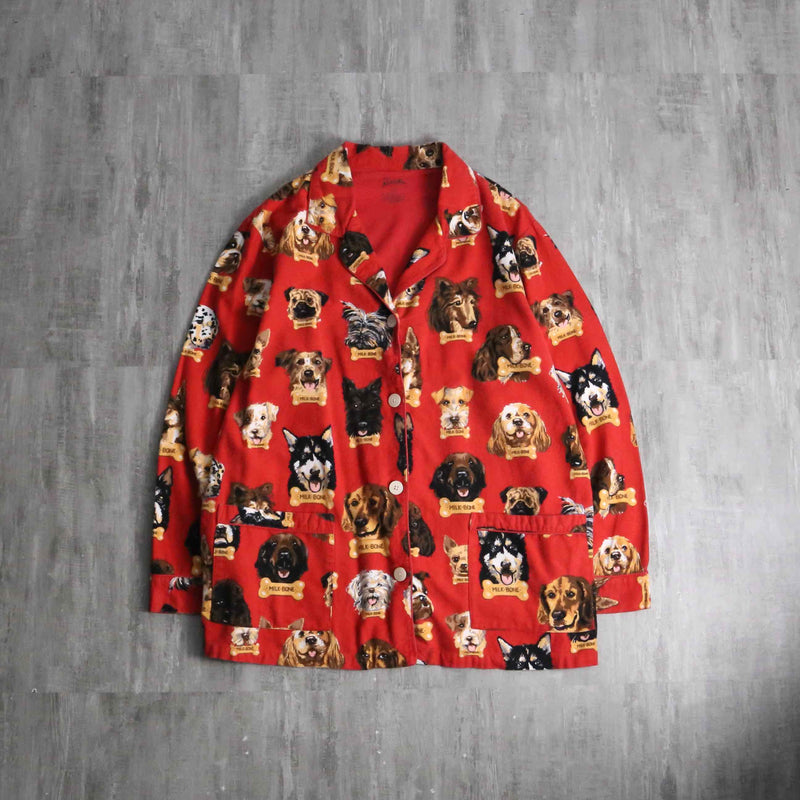 2000s Nick&Nora many many dogs sleeping shirt