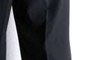 “POAL SMITH” black wide tapered trouser