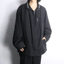 “Pierre Cardin” smooth poly texture zip up blouson