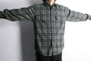 "St. John’s Bay" over check pattern L/S cotton shirt