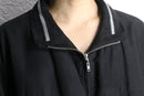 “Pierre Cardin” smooth poly texture zip up blouson