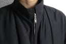 “Pierre Cardin” smooth poly texture zip up blouson