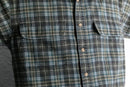 "St. John’s Bay" over check pattern L/S cotton shirt
