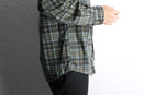 "St. John’s Bay" over check pattern L/S cotton shirt