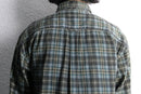 "St. John’s Bay" over check pattern L/S cotton shirt