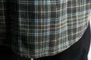 "St. John’s Bay" over check pattern L/S cotton shirt