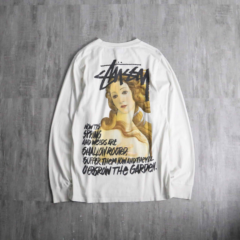 2000s Stussy spring weeds L/S tee