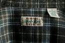 "St. John’s Bay" over check pattern L/S cotton shirt