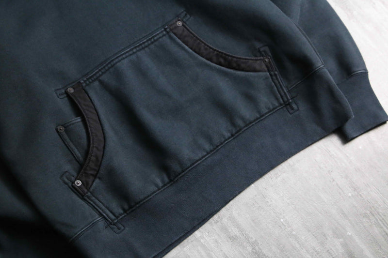 2000s Polo Jeans half button sweat hoodie
