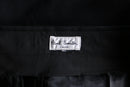 “POAL SMITH” black wide tapered trouser