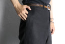 “LAUREN RALPH LAUREN” black linen slacks