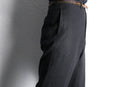 “LAUREN RALPH LAUREN” black linen slacks
