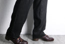 “LAUREN RALPH LAUREN” black linen slacks