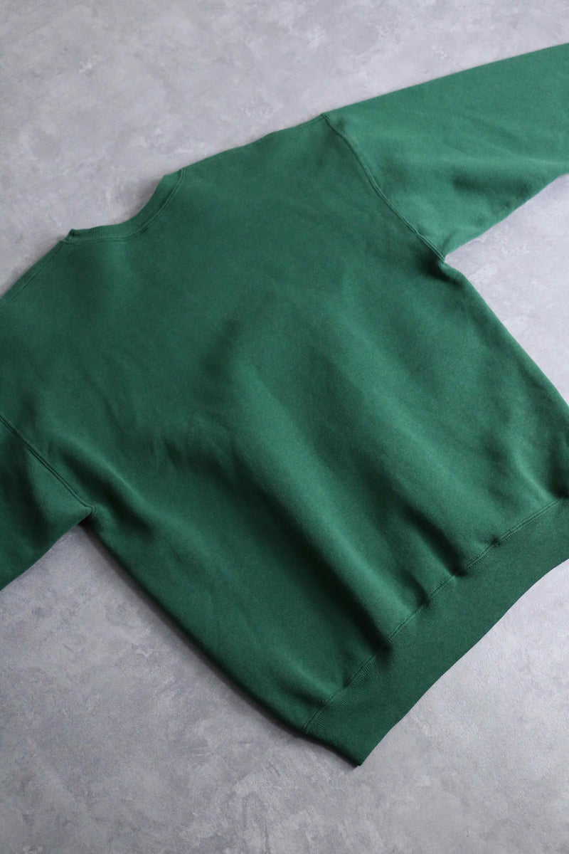 "Hanes" green one color sweat set up