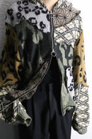 "Re:make" random docking うさ耳　knit hoodie