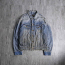 late 1990-00s Lee 220J denim tracker jacket "襤褸"