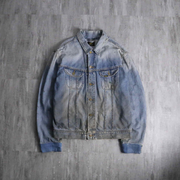 late 1990-00s Lee 220J denim tracker jacket "襤褸"