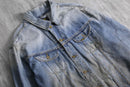 late 1990-00s Lee 220J denim tracker jacket "襤褸"