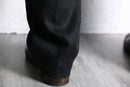 “LAUREN RALPH LAUREN” black linen slacks