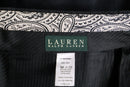 “LAUREN RALPH LAUREN” black linen slacks
