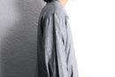 herringbone linen cotton zip-up blouson jacket