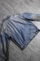 late 1990-00s Lee 220J denim tracker jacket "襤褸"