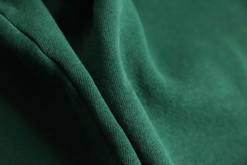 "Hanes" green one color sweat set up