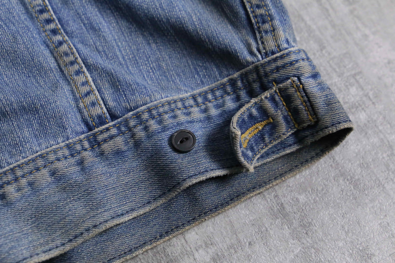 late 1990-00s Lee 220J denim tracker jacket "襤褸"