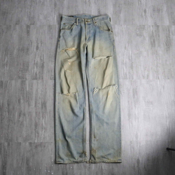 2000s Lee destroy straight denim pants