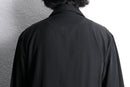 black volume sleeve frill shirt