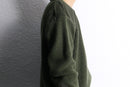 khaki olive military rib knit sweater