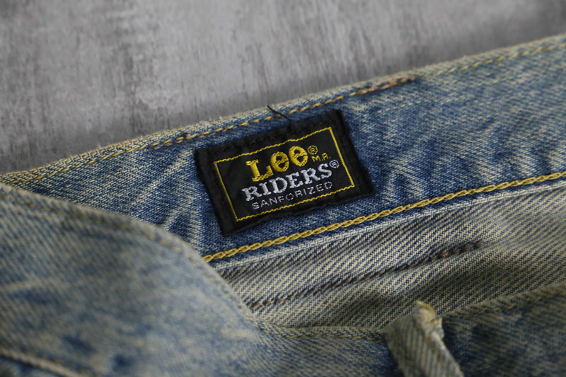 2000s Lee destroy straight denim pants