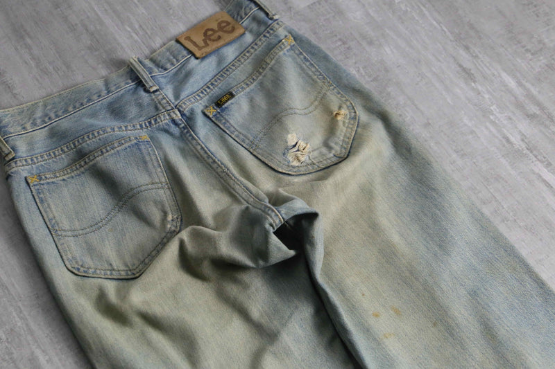 2000s Lee destroy straight denim pants