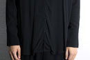 long two-button cuff rayon shirt