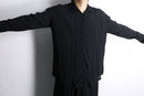 long two-button cuff rayon shirt