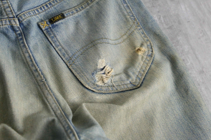 2000s Lee destroy straight denim pants