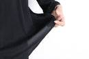 long two-button cuff rayon shirt