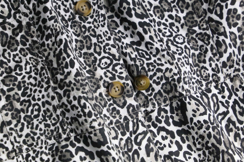 1990s CHICO'S leopard tracker jacket
