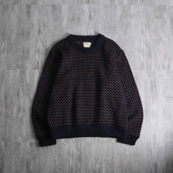 1970-80s L.L.Bean bird's eye knit made in Norway