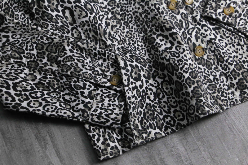 1990s CHICO'S leopard tracker jacket