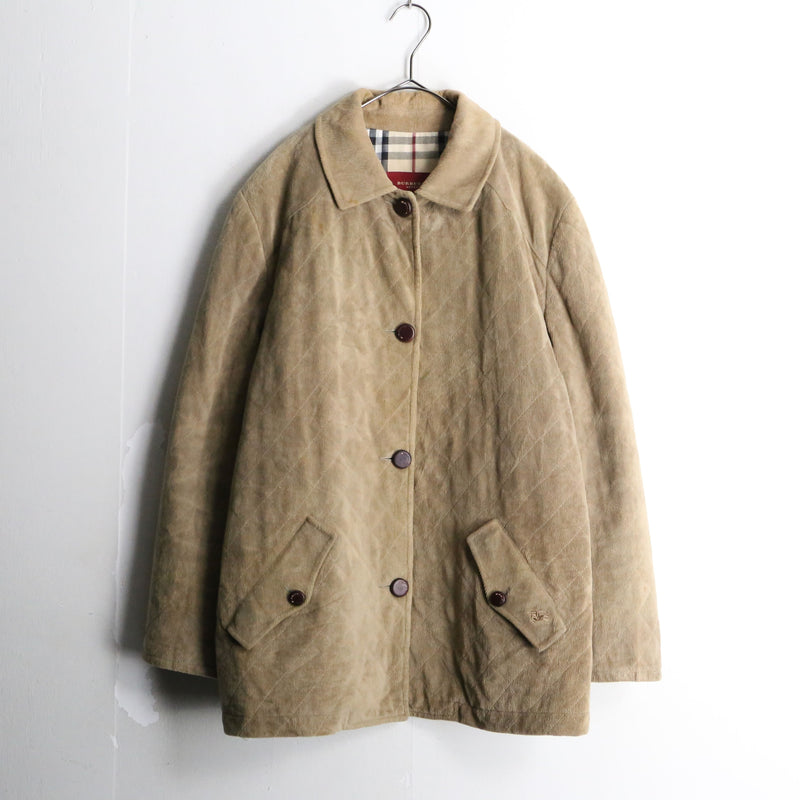 00’s “Burberry” corduroy coverall jacket