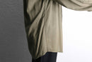 rayon 100% khaki color stripe & border design shirt