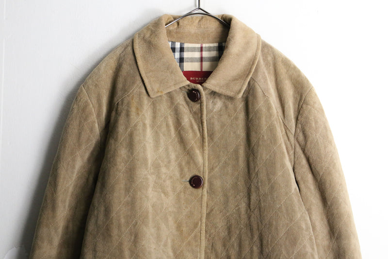 00’s “Burberry” corduroy coverall jacket